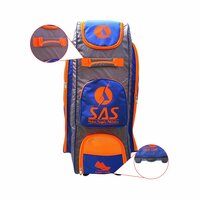 SAS Sports Cricket Pro Wheel KIT Bag (Orange)- Junior