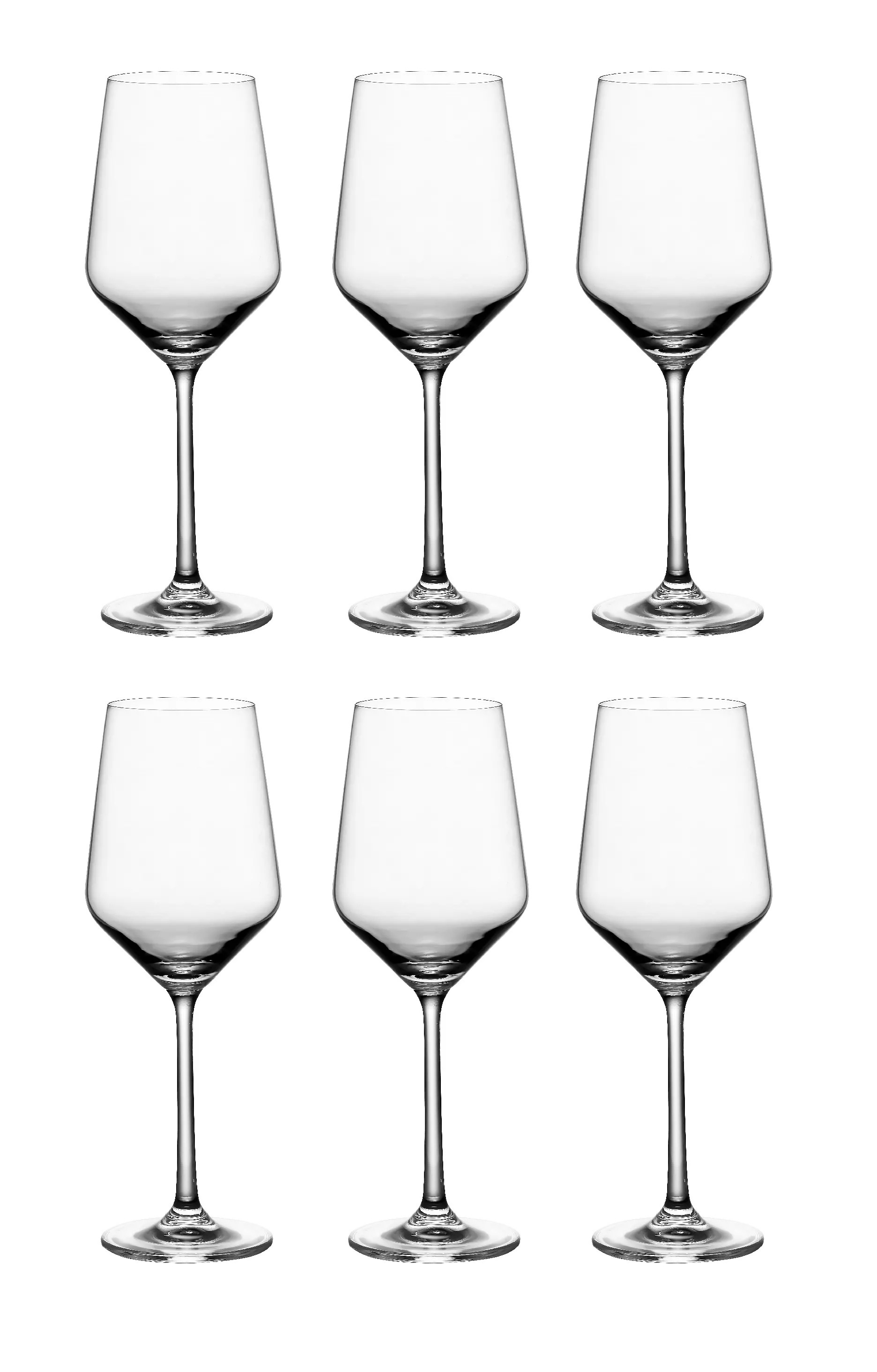 Smartserve Crystal Red Wine Glass Set of 6 450ml Gift Set