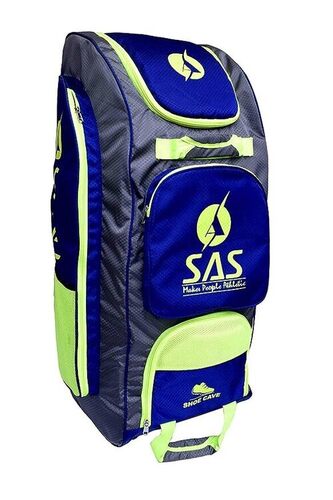 SAS Sports Cricket Pro Wheel KIT Bag (Blue)-Senior