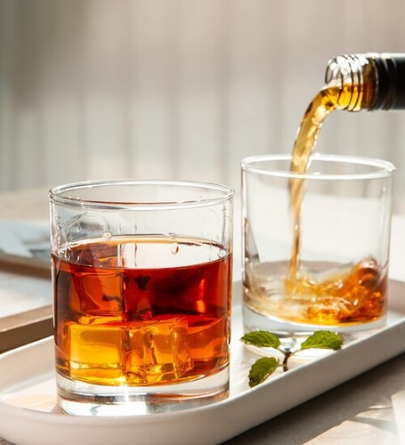 Smartserve Crystal Whiskey Glass Set of 6 300ml  Gift Box