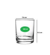 Smartserve Crystal Whiskey Glass Set of 6 300ml  Gift Box