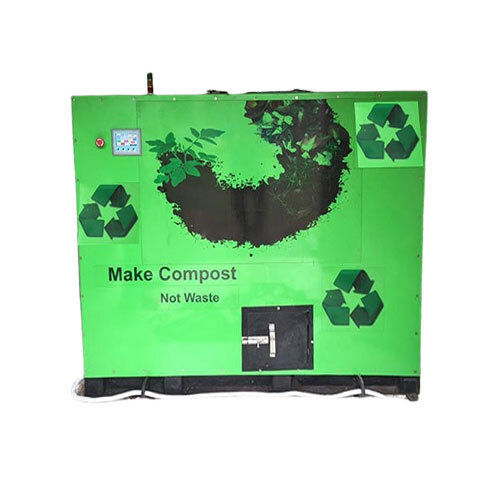 Horticulture Waste To Compost Machine - Color: Green Painted