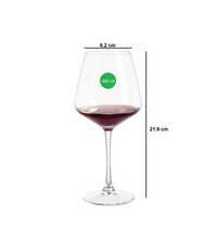 Smartserve Crystal Red Wine Glass Set of 6 440ml Gift Box