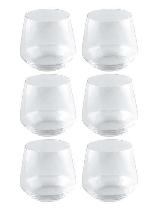 Smartserve Crystal Whiskey Glass Set 370ml Set of 6