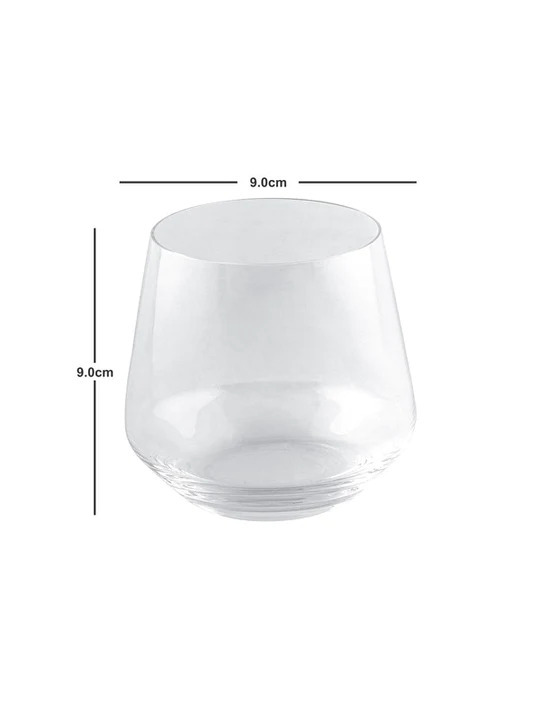 Smartserve Crystal Whiskey Glass Set 370ml Set of 6