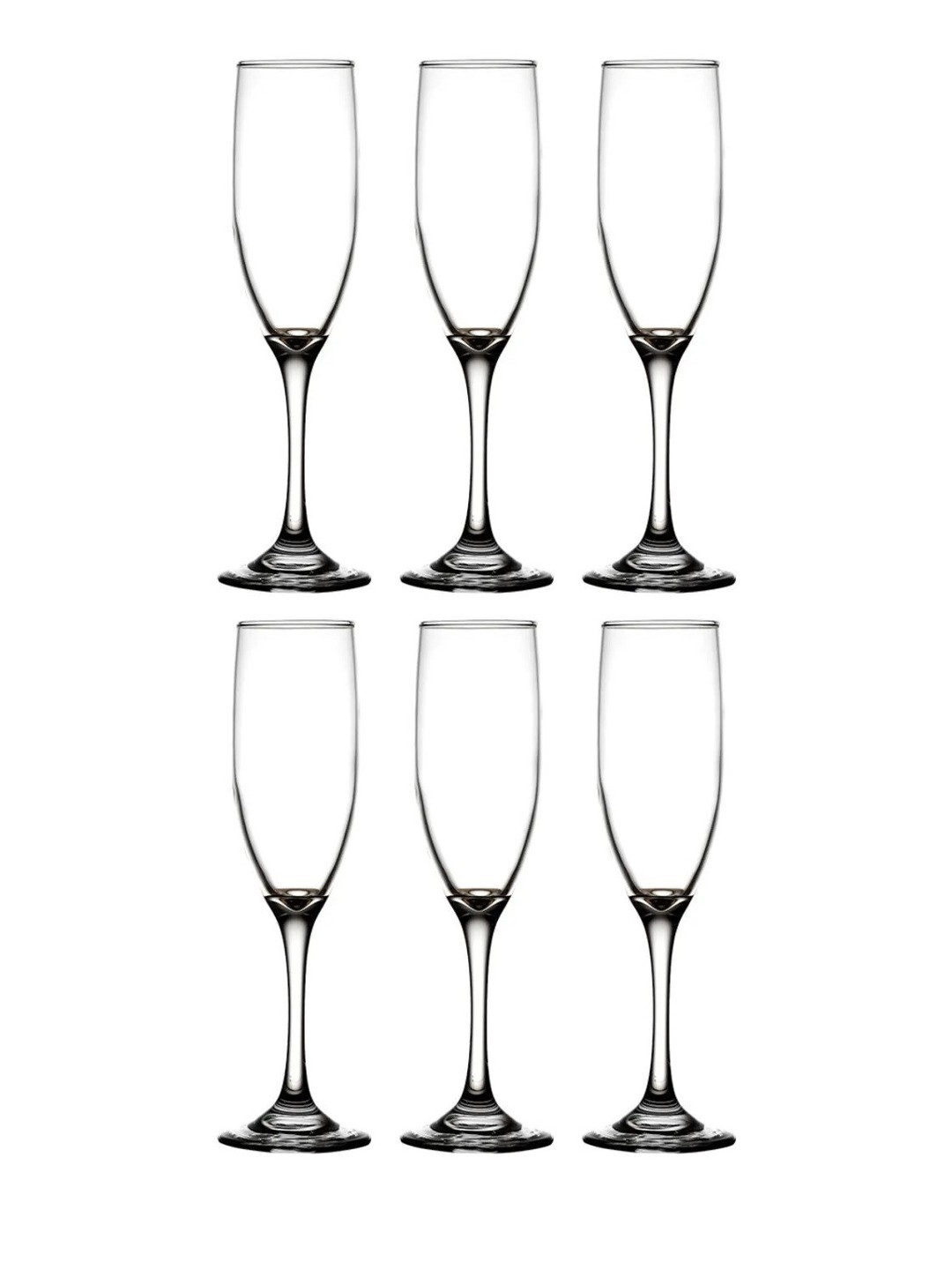 Smartserve Crystal Premium Champagne Flute Glass Set 170ml Set of 6