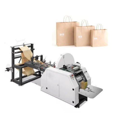 Industrial Paper Bag Making Machine - Electric Drive, Automatic Grade | High Efficiency, High Quality Production