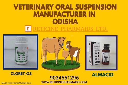 VETERINARY LIQUID ORALS MANUFACTURER IN ODISHA