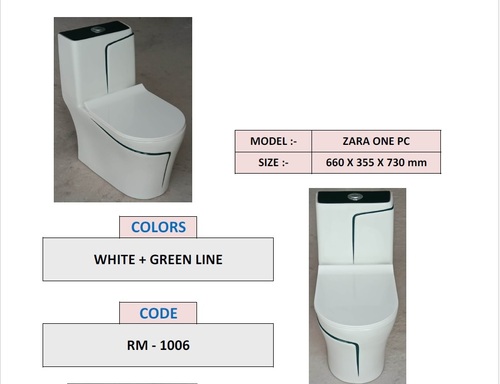 Designer One Piece Toilet