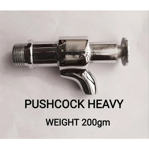 Stainless Steel Push Tap - 6 Inch Size, 200 Grams Weight | Durable Stainless Steel Material with Sleek Modern Design