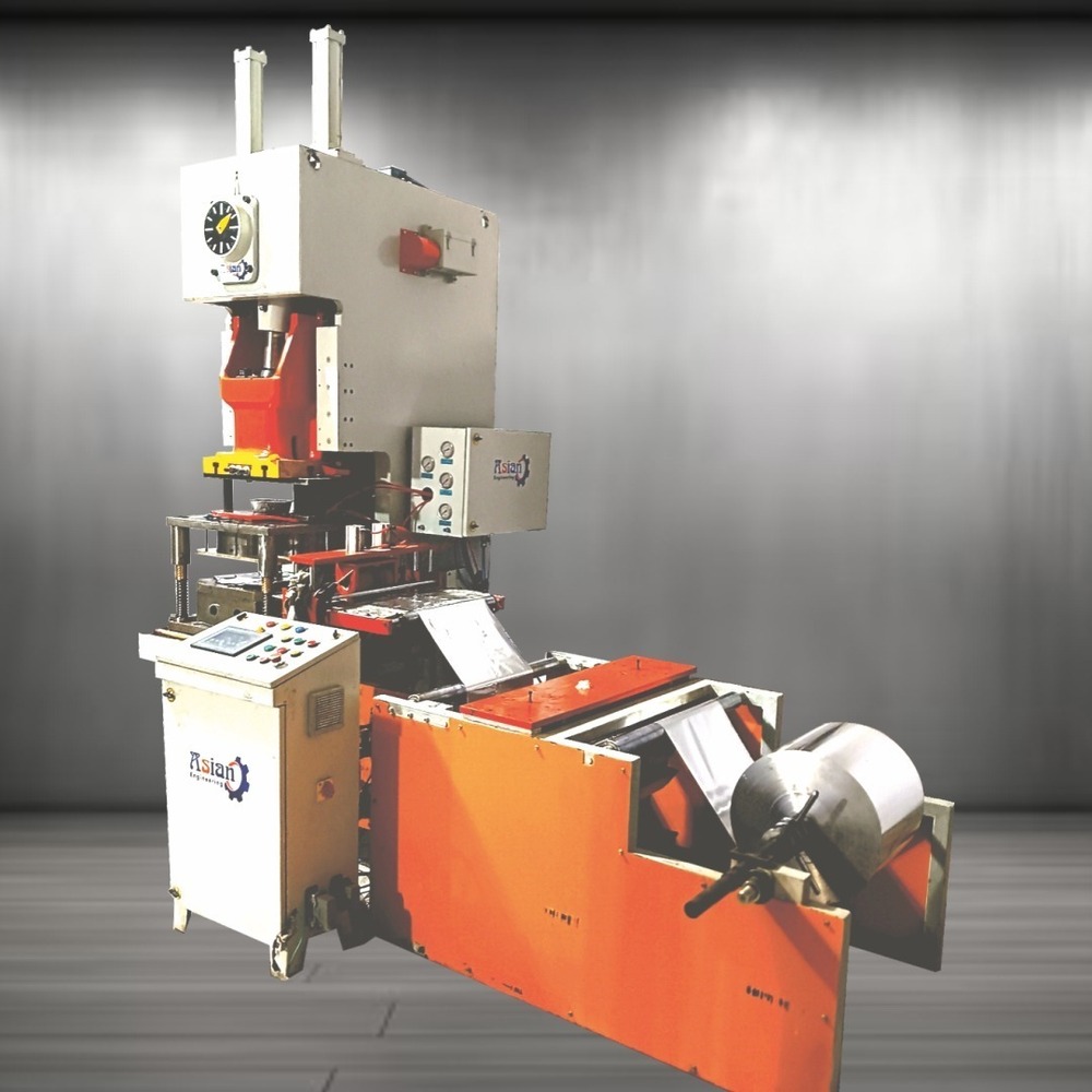 Fully Automatic Double Cavity Aluminium Foil Container Making Machine - Capacity: 90 Pcs/Min