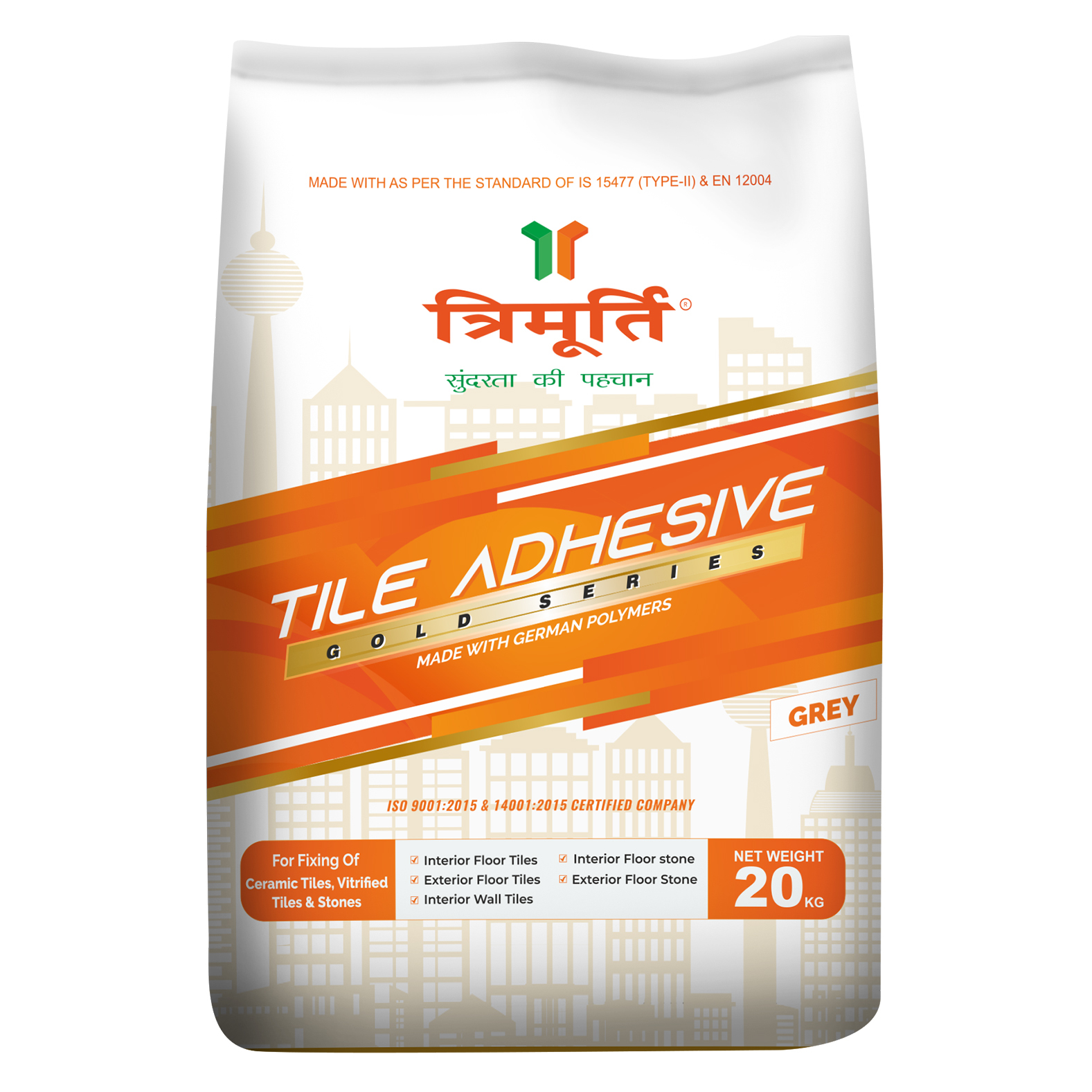 Trimurti 20 Kg Gold Series Tile Adhesive