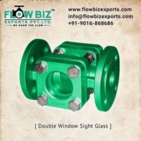 Double Window Sight Glass Manufacturer In Pune - Color: Silver
