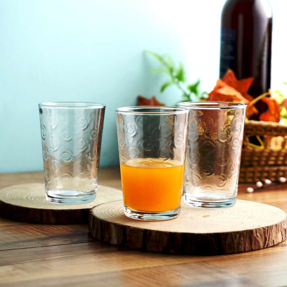 Smartserve Spiral Small Water/Juice Glass Set 190ml Set of 6