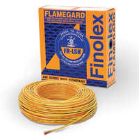 Flamegard Low Smoke Cables - Solid Copper Conductor, High Voltage, Bright Yellow PE Jacket | Flame Retardant, Warranty Included
