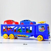 TOY SET TRUCK WITH 4 MINI CARS TOY VEHICLES FOR CHILDREN (4442)
