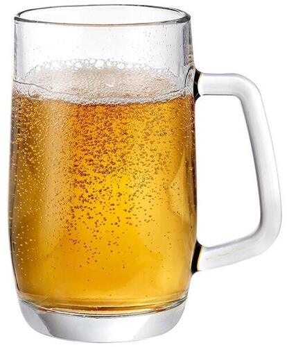 Uniglass Prince Beer Mug 500ml Set of 2pcs Transparent