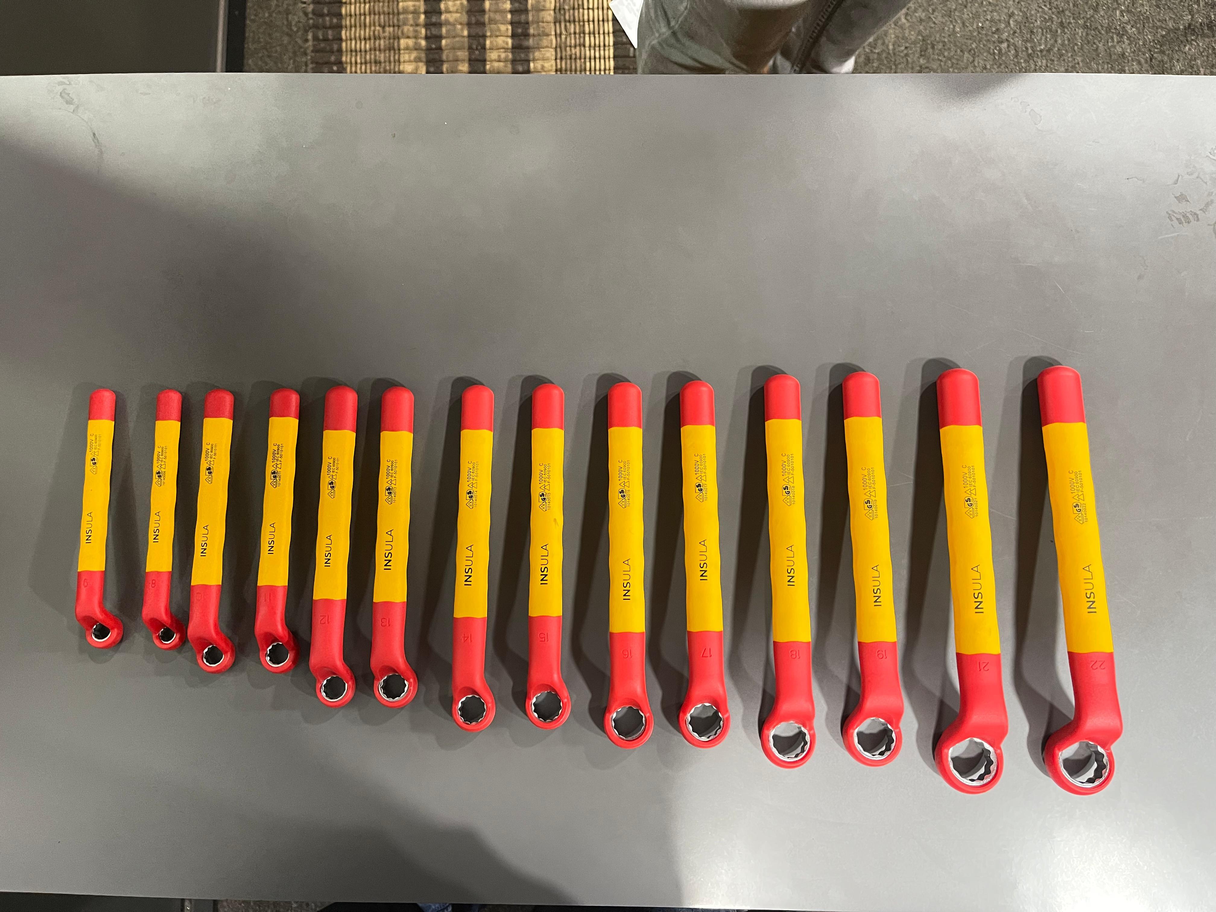 VDE 1000V Insulated Single End Ring Spanner