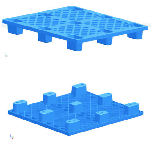 PS008 Moulded Blue Plastic Pallet