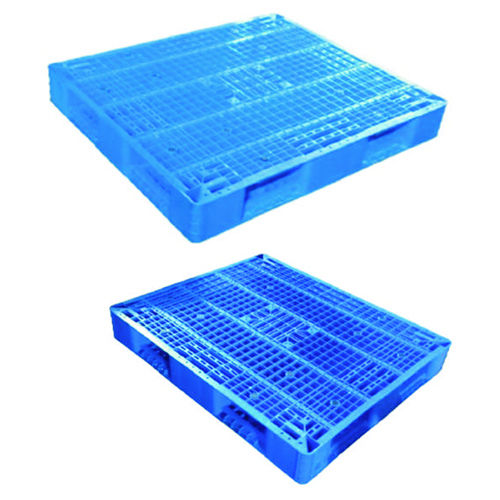 PS016 Injection Moulded Blue Plastic Pallet