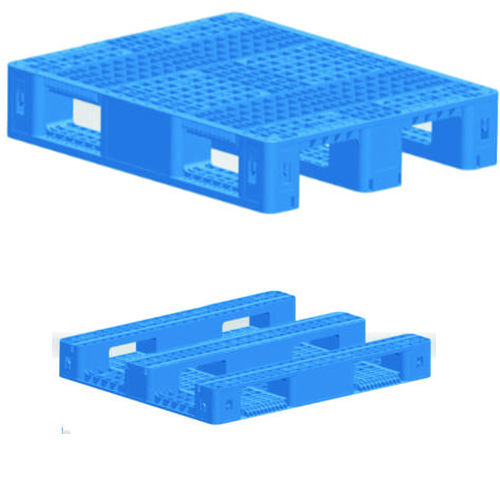 PS001 Injection Moulded Plastic Pallet Blue