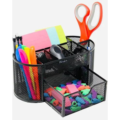 Metal Mesh Pen Holder