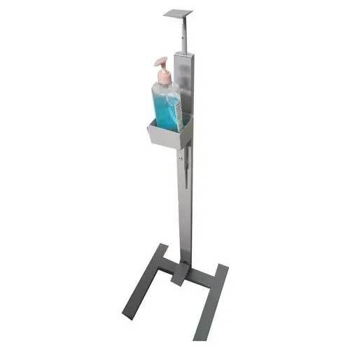 Gray Foot Operated Sanitizer Stand