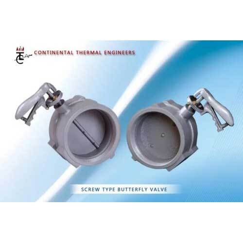 Continental Screw Type Butterfly Valve Application: Industrial