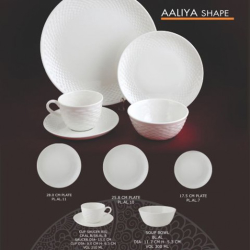 CERAMIC DINNER PLATES BOWL AND CUP WITH PLATE
