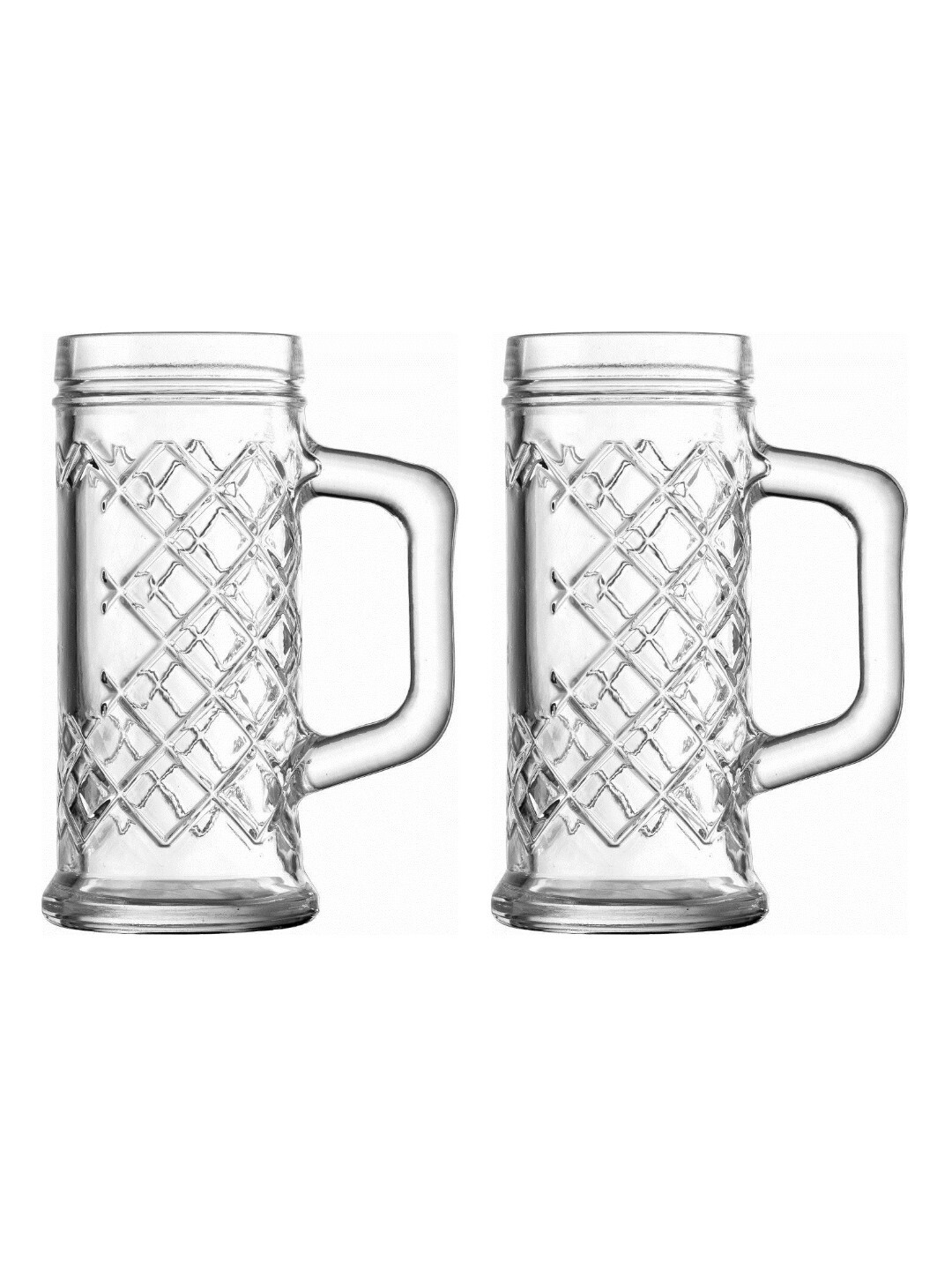 Uniglass Rhombus Bar Beer Glass Mug Set Transparent 300ml