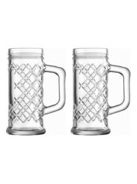 Uniglass Rhombus Bar Beer Glass Mug Set Transparent 300ml