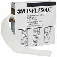 3m Oil Sorbents - Solid Composition, White Color | Industrial Application, Versatile Usage