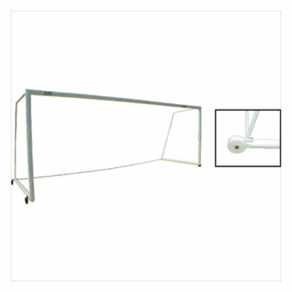 SAS SPORTS Football Goal Post Royal Aluminium- movable 24X8x6 Feet