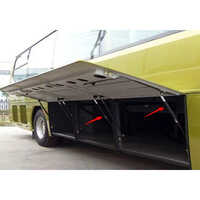 Bus Luggage Box Non-lockable Gas Spring - Stainless Steel, Customized Size, Polished Surface Finish | Compression Load Type, Industrial Usage