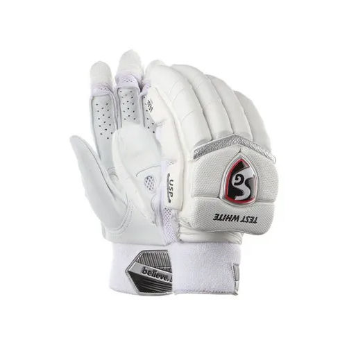 Test White Batting Gloves