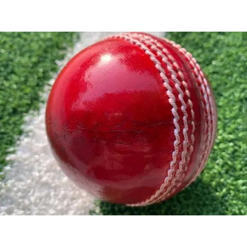 Red Cricket Leather Ball