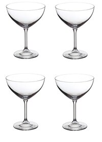 Bohemia Crystal Bar Margarita Glass Set 400ml Set of 4pcs Transparent Non Lead Crystal Glass
