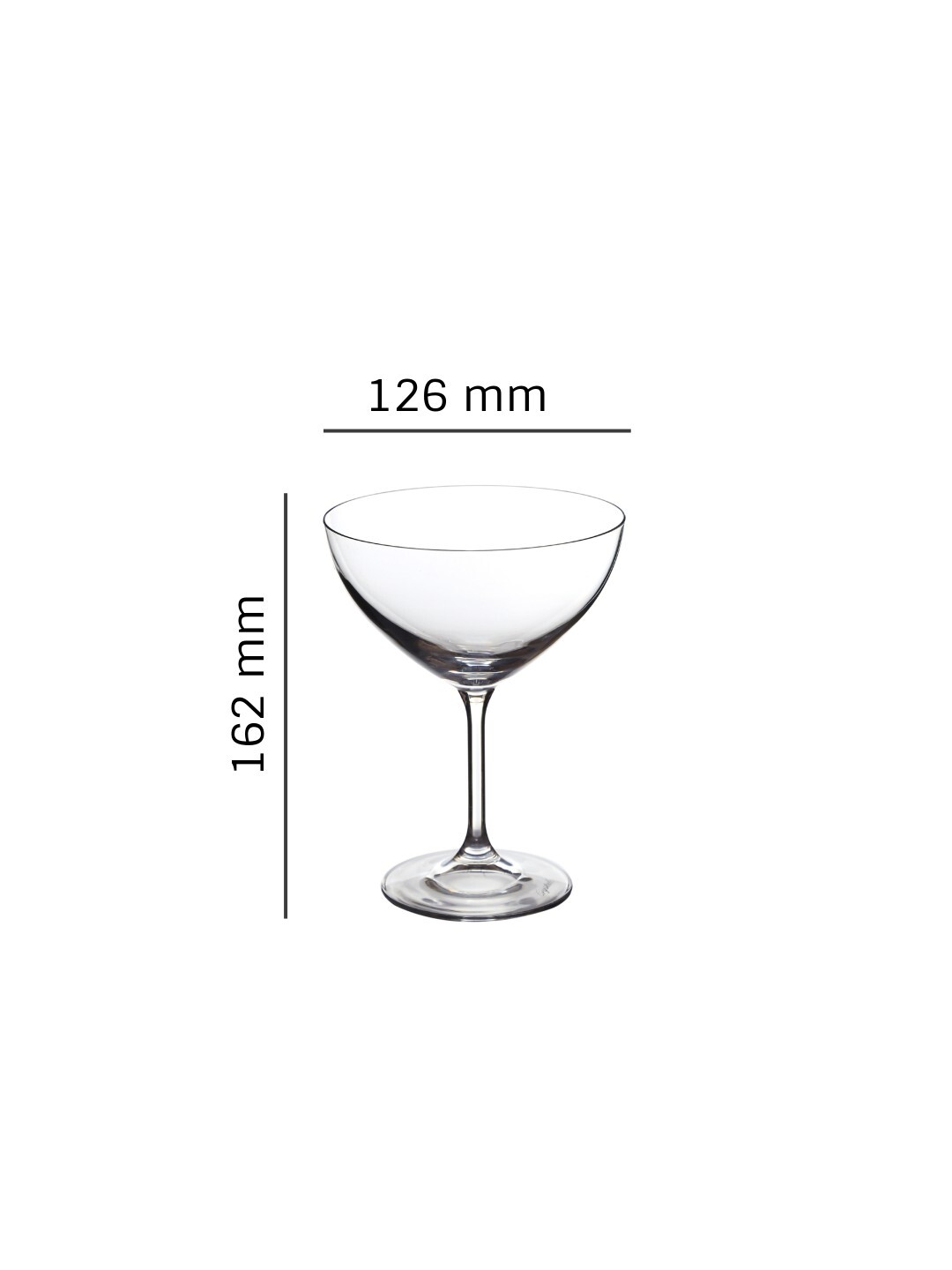 Bohemia Crystal Bar Margarita Glass Set 400ml Set of 4pcs Transparent Non Lead Crystal Glass