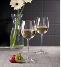 Bohemia Crystal Natalie Wine Glass Set 260ml Set of 6pcs Transparent Non Lead Crystal Glass