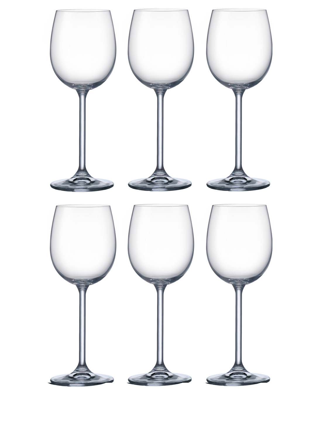 Bohemia Crystal Natalie Wine Glass Set 260ml Set of 6pcs Transparent Non Lead Crystal Glass