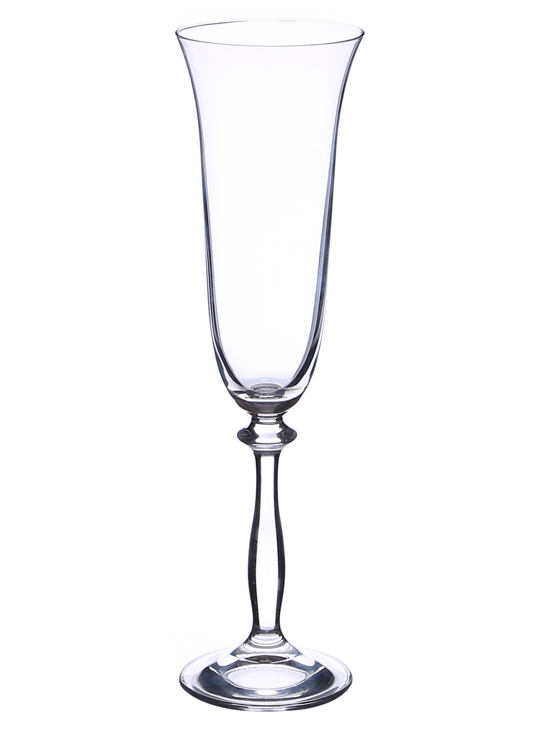 Bohemia Crystal Angela Champagne Flute Set 190ml Set of 6pcs Transparent Non Lead Crystal Glass