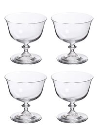 Ice Cream Cup Set of 4 300 ML Bohemia Crystal Angela Non Lead Crystal Glass