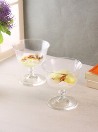 Ice Cream Cup Set of 4 300 ML Bohemia Crystal Angela Non Lead Crystal Glass