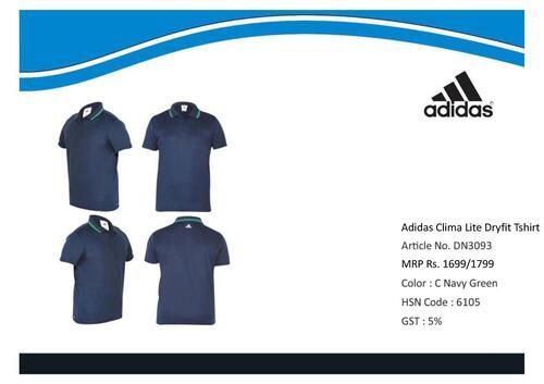 Adidas polo neck  dry fit  t-shirt