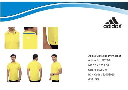 Adidas  T-Shirt Polo Neck Dry Fit