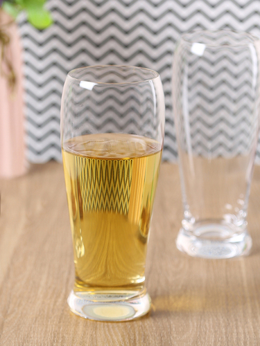 Bohemia Crystal Bar Beer Glass Set 560ml Set of 6pcs Transparent  Non Lead Crystal Glass