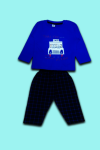 Baby Wear Full Sleeve Suit - Cotton, Size 6-24 Months | Cool Dry, Non-toxic, Trendy Printed Design, Washable For Boys