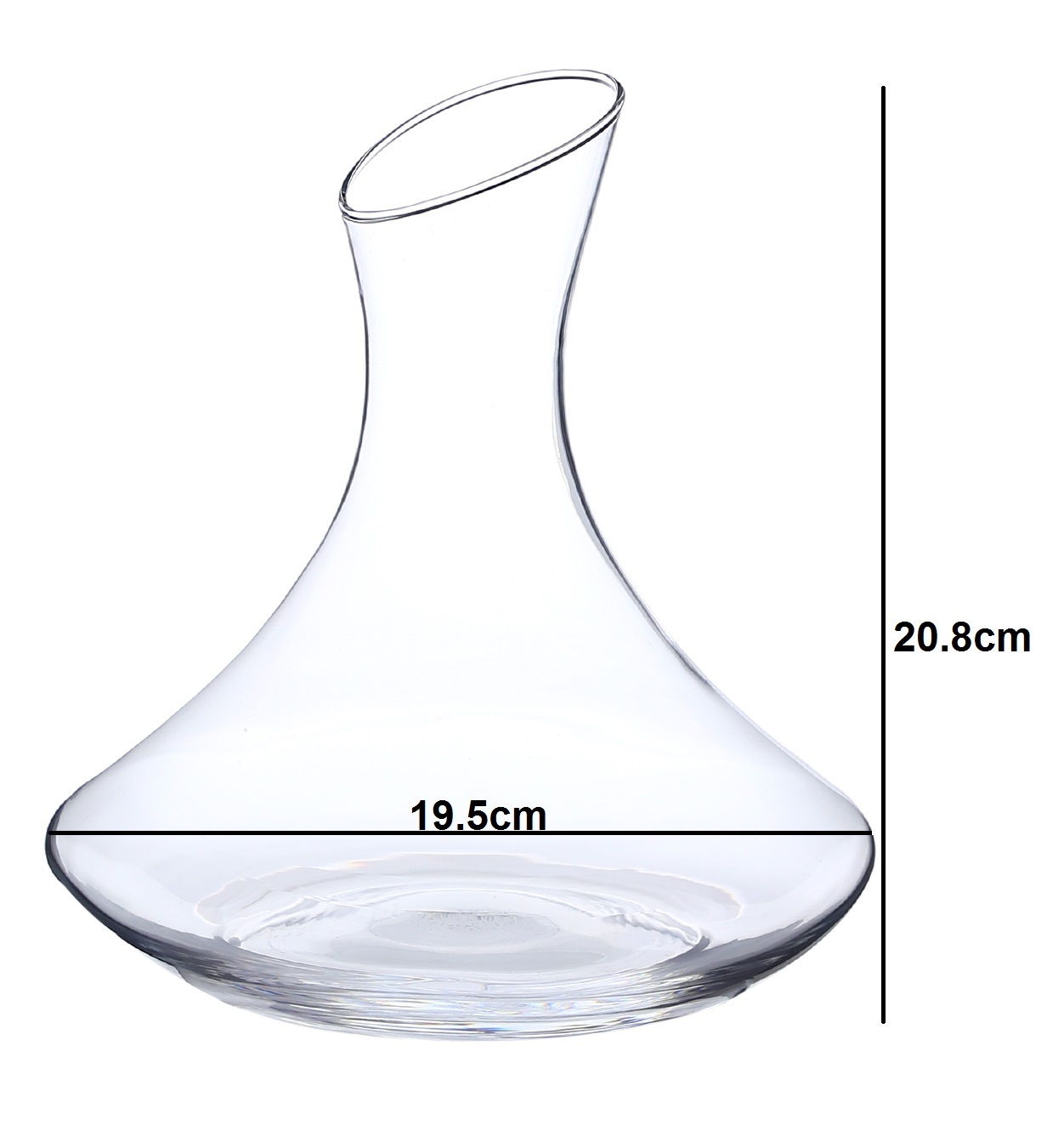 Bohemia Crystal Wine Decanter 1.5 L 1500ml 1 Piece Transparent