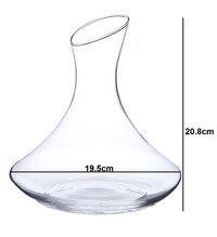 Bohemia Crystal Wine Decanter 1.5 L 1500ml 1 Piece Transparent