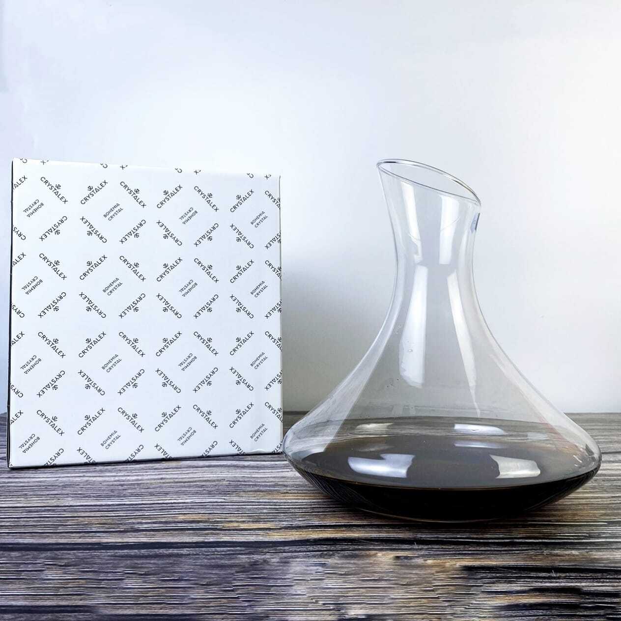 Bohemia Crystal Wine Decanter 1.5 L 1500ml 1 Piece Transparent